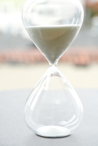 Close-up of hourglass